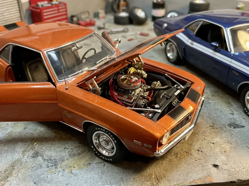 1:18 diecast muscle cars close up details