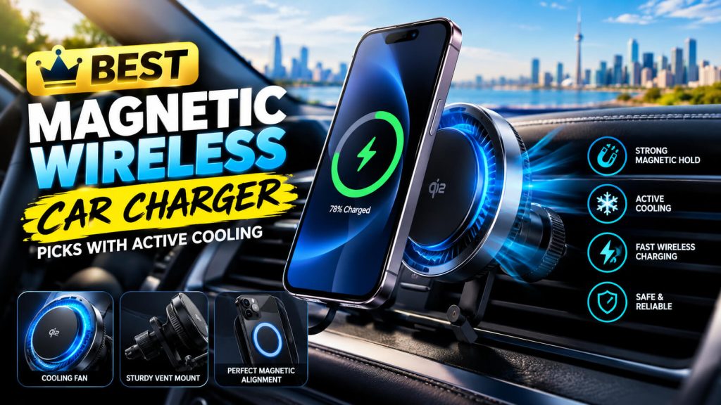 Best Magnetic Wireless Car Charger Picks with Active Cooling