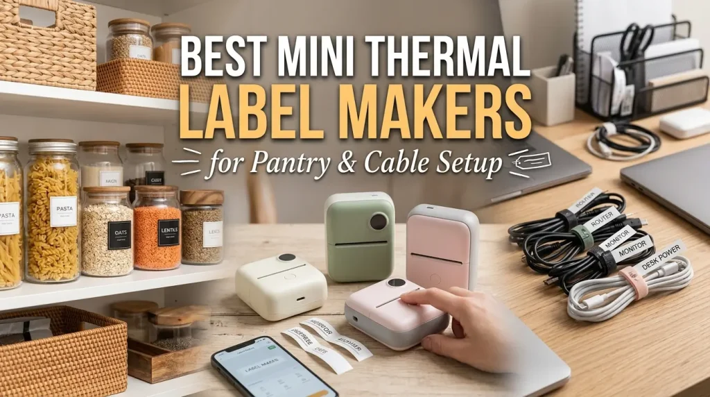 Best Mini Thermal Label Makers for Pantry and Cable Setup