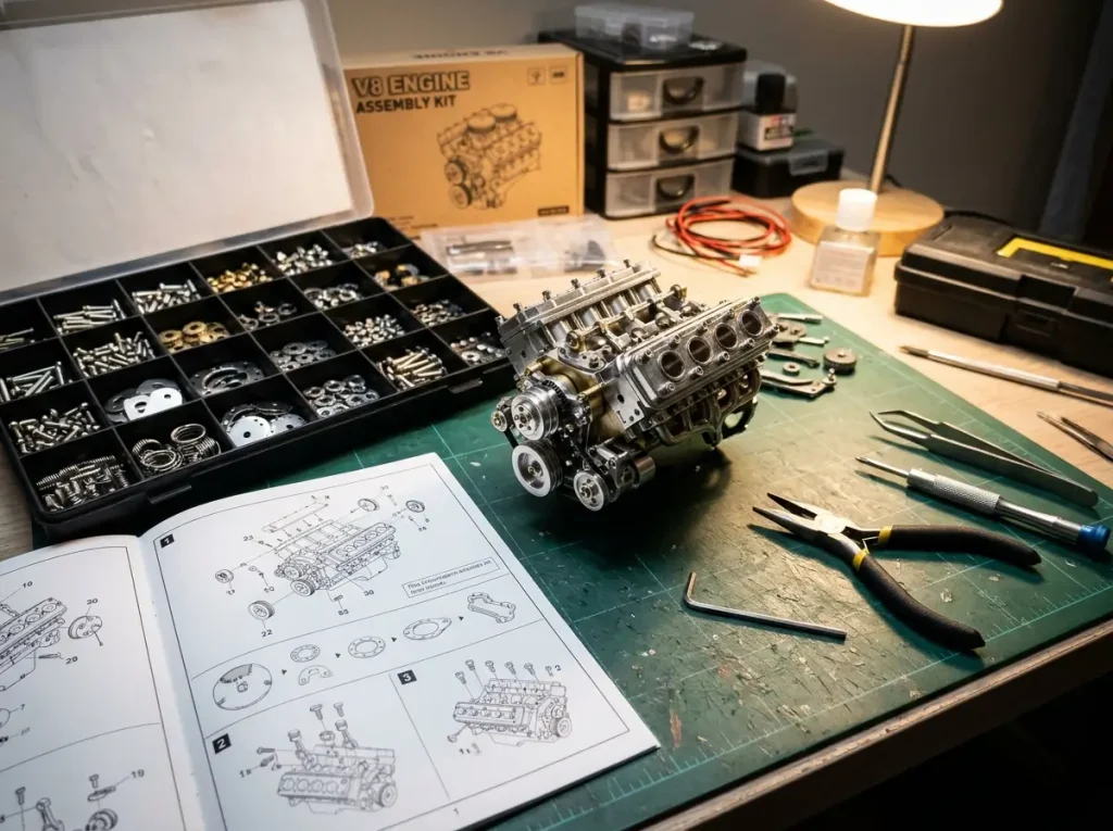 metal engine assembly kits